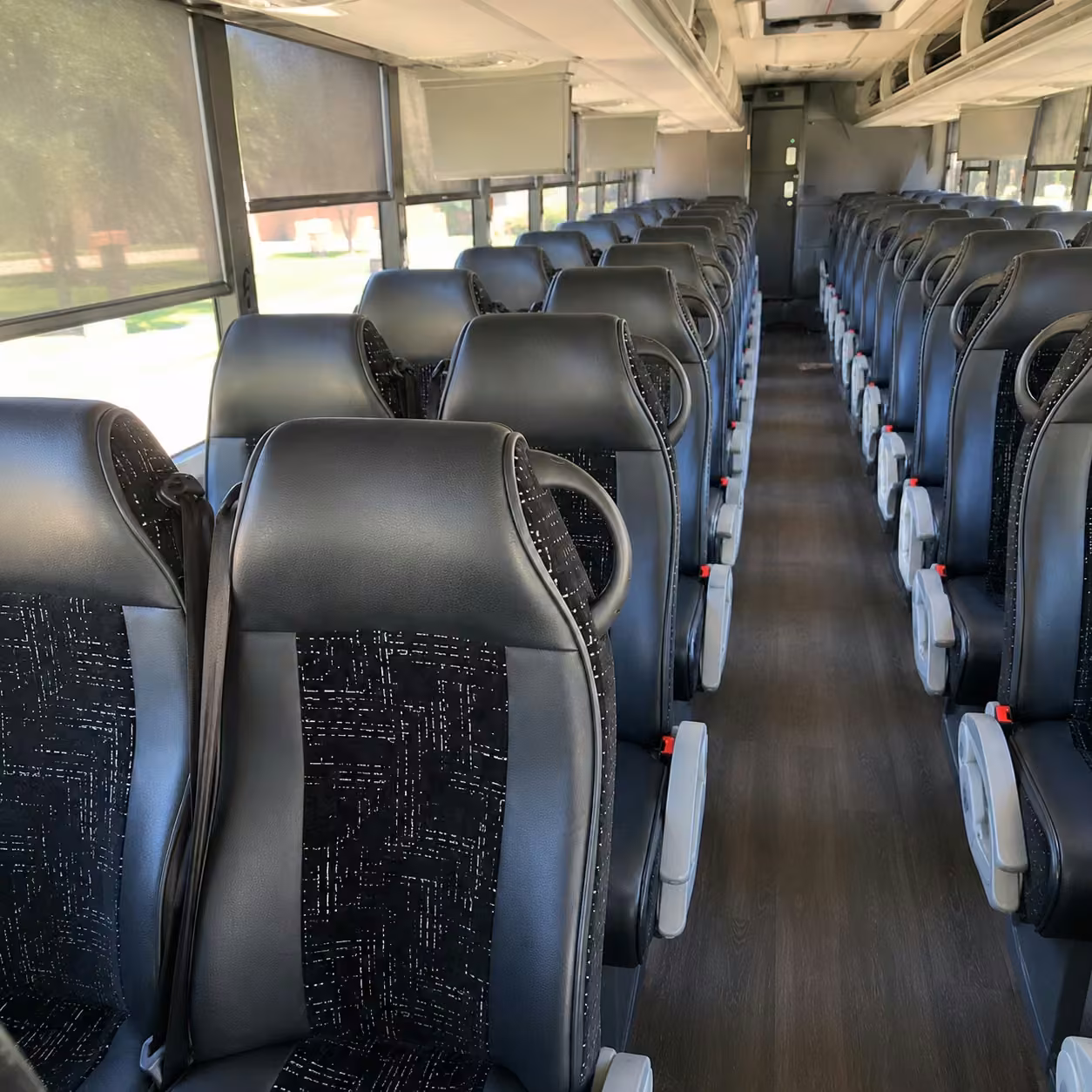 miami charter bus interior